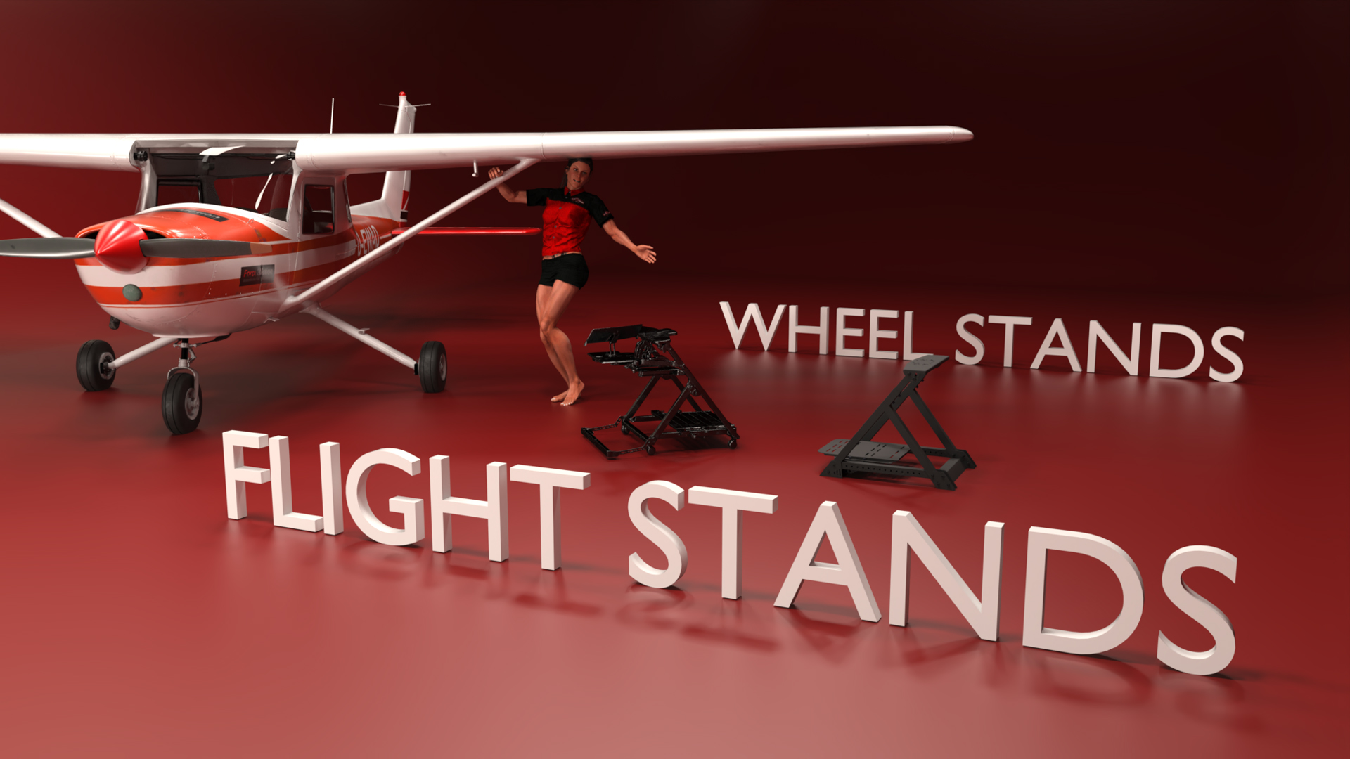 Wheel-Stands und Flight Stands