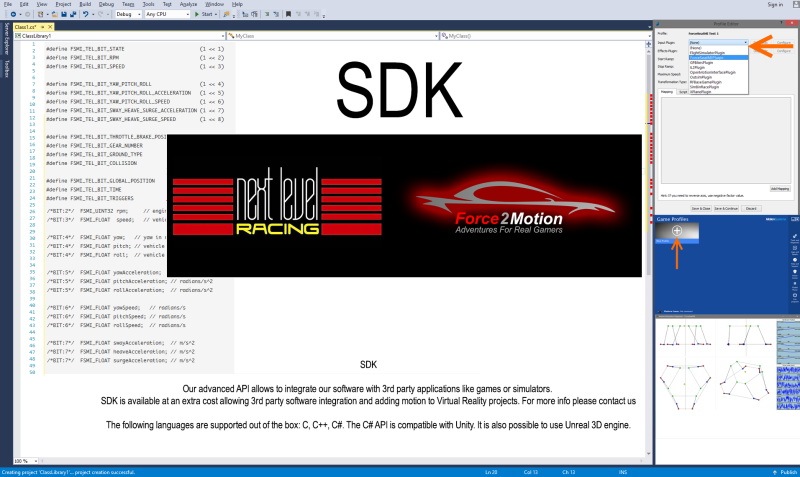 Next Level Racing Motion Platform SDK