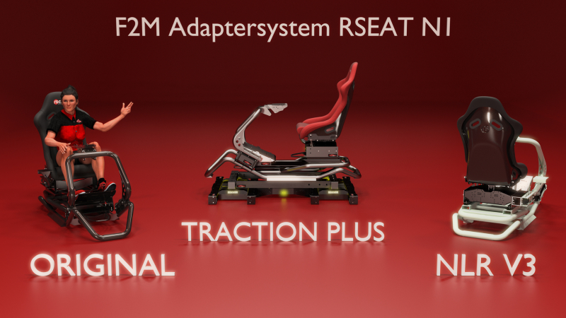 Force2Motion Adapter-System RSeat-Edition N1 for NLR Traction Plus